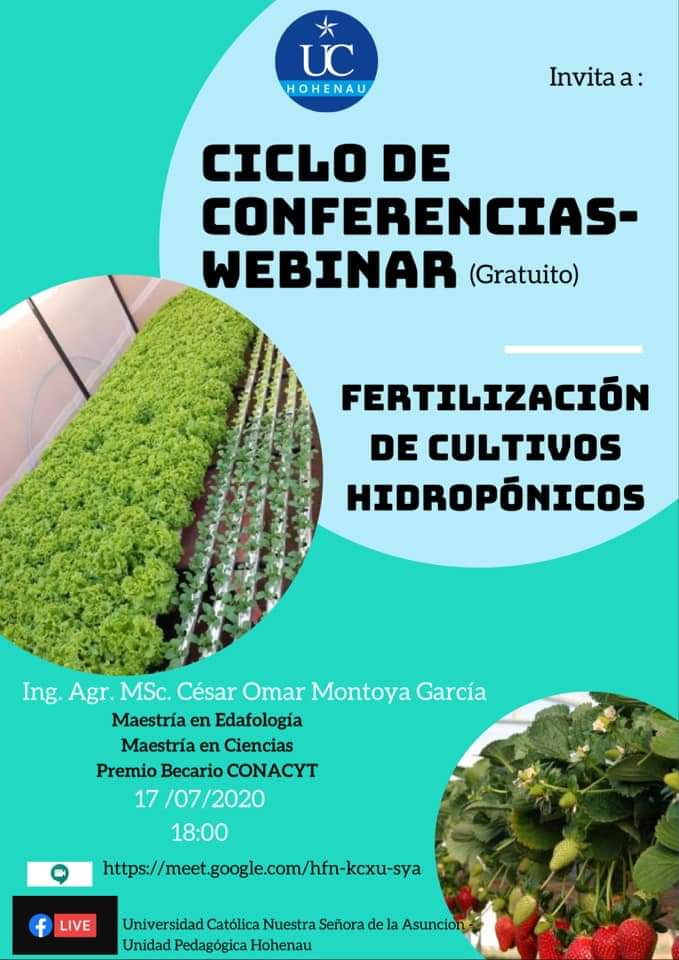 Webinar Fertilización de cultivos hidropónicos