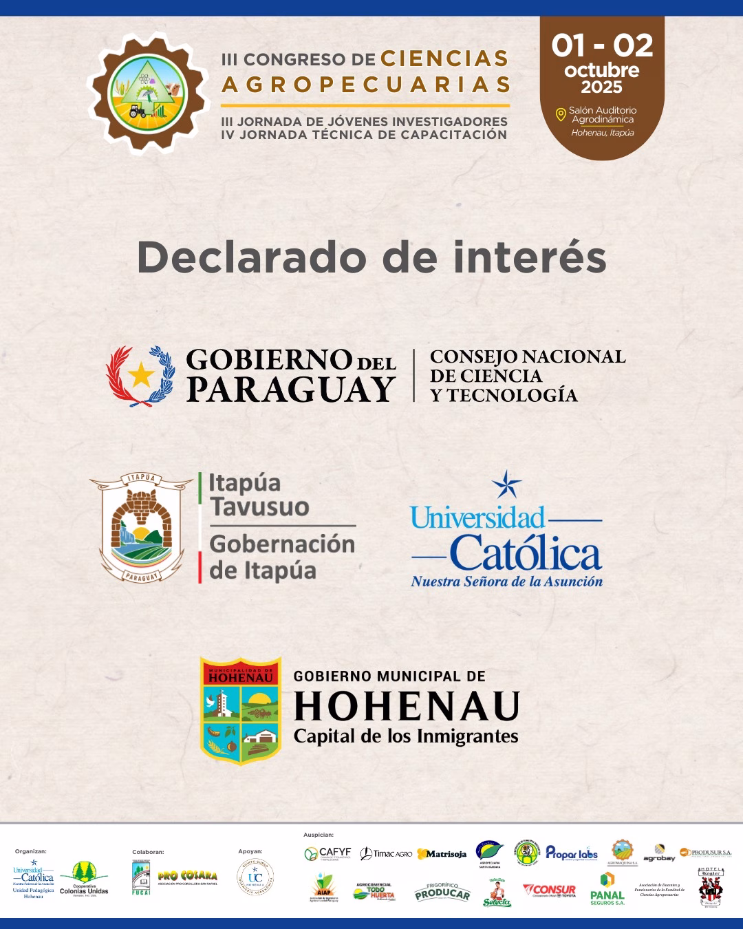 declarado interes 3er